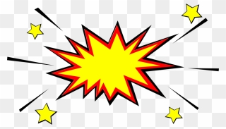 Boom Clipart Star Explosion - Cartoon Comic Explosion Png Transparent Png