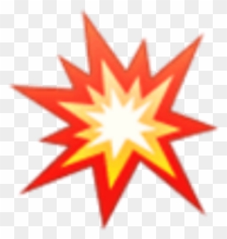 Boom Clipart Star Explosion - Explosion Emoji Png Transparent Png
