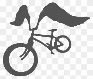 Bicycle Have A Wings Clipart