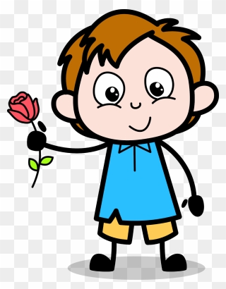 Cartoon Character With Mask Clipart
