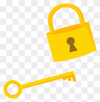 Transparent Lock And Key Clipart - Lock And Key Clipart - Png Download