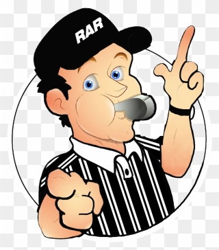 How To Become A Sports Official - Basketball Referee Clip Art - Png Download