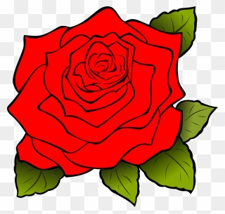 White Rose Svg Clip Arts - Red Rose Icon - Png Download