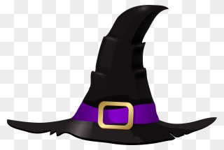 Halloween Witch Hat Clip Art - Transparent Witch Hat Png