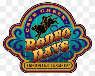 Cave Creek Rodeo Days Logo Clipart