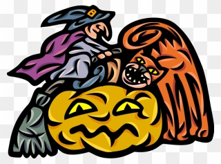 Sorceress Clipart Scary Witch - Png Download