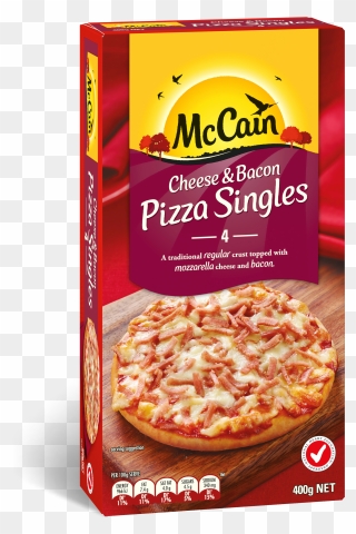 Transparent Bacon Traditional - Mccain Pizza Singles Cheese And Bacon Clipart