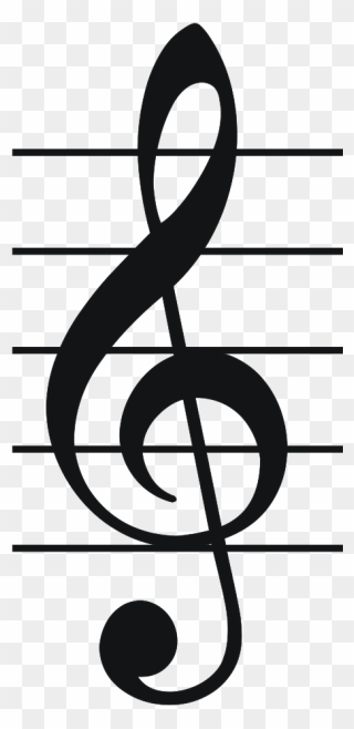 Musical Clipart Treble Clef - Does A Treble Clef Look Like - Png Download
