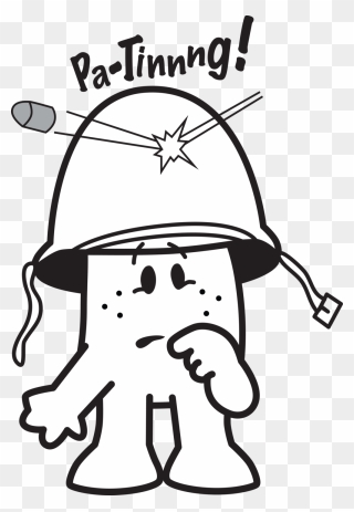 Shots To Helmet Clipart