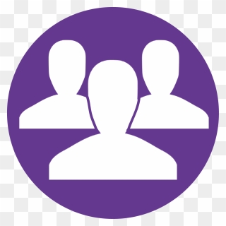 Team Icon Purple Clipart