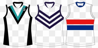 Clipart Of A Football Jersey Image Library Footy Jumper - Fremantle Dockers Guernsey Design - Png Download