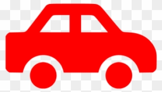 Red Car Icon Transparent Clipart