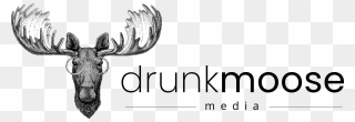 Transparent Drunk Png - Christmas Moose Clipart