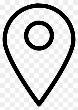 Location Map Marker Pin Place Svg Png Icon Free Download - White Location Icon Png Clipart