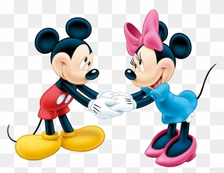 Mickey Minnie Clipart - Mickey Mouse And Minnie Mouse - Png Download