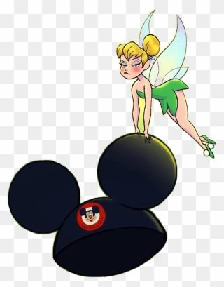 Tinkerbell Mickeyears Disney Cute Cartoon Drawing - Cute Drawings Of Tinkerbell Clipart