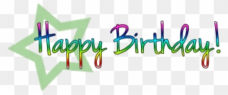 Happy Birthday Png Text - Png Text Of Happy Birthday Clipart