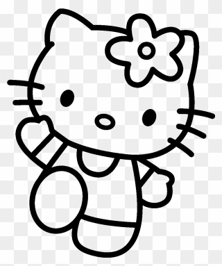 Silhouette At Getdrawings Com - Hello Kitty On Drugs Clipart