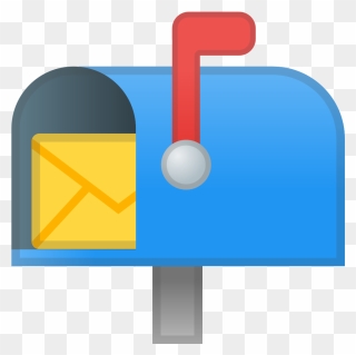 Mail Clipart Mailbox Flag, Mail Mailbox Flag Transparent - Mailbox Emoji - Png Download