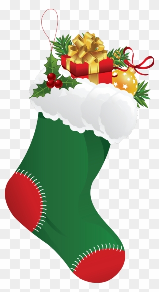 Clip Art Christmas Socks - Png Download