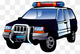 Police Car, File Policecar Svg Wikimedia Commons - Police Car Clipart Gif - Png Download