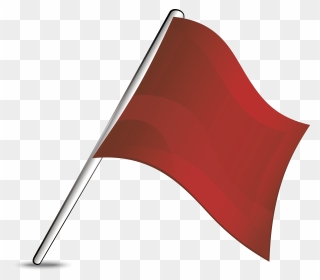 Creative Red Flag Design Png Download - Flag Design Clipart