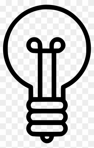 Light Bulb Idea Creativity Misc - Light Bulb Outline Png Clipart