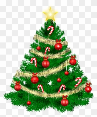28 Collection Of Christmas Tree Clipart Png , Png Download - Merry Christmas Tree Png Transparent Png