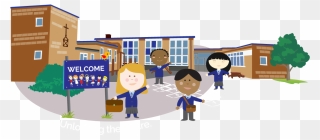 School Uk Clip Art - Png Download