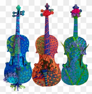 3 Violins - Violon Charles Brugere Clipart