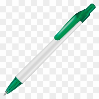Modern Promotional Pen In Green - Marking Tools Clipart