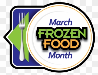 March Frozen Food Month Logo - Frozen Food Clipart