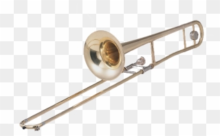 Trombone Musical Instrument - Trombone Png Clipart