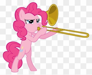 Pinkie Pie Trombone Clipart