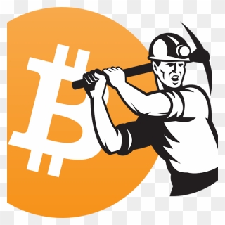 Cryptocurrency Mining Blockchain Bitcoin Cloud Free - Bitcoin Mining Logo Clipart