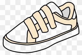 Transparent Sneakers Png - Shoe Clipart Black And White