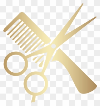 Our Hair Services - Transparent Comb And Scissors Png Clipart