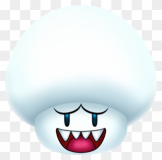 Boo Mushroom - Mario Boo Mushroom Clipart