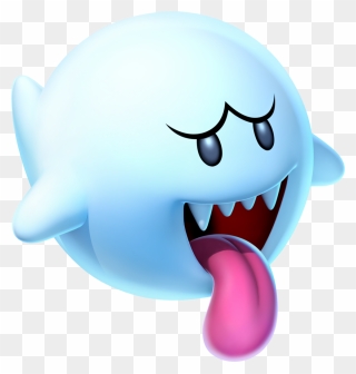Clipart Ghost Booed - New Super Mario Bros U Boo - Png Download