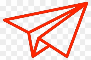 Fly, Hike & Travel - Paper Airplane Icon Png Clipart