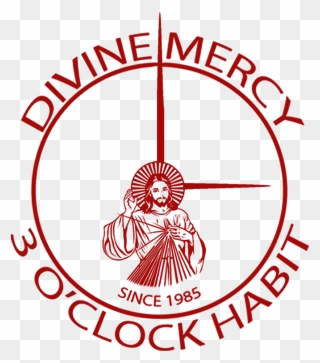 Divine O Clock Habit - Divine Mercy Say A Little Prayer Movement Clipart