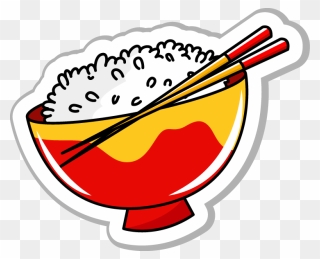 Rice Clipart Sushi Bowl - Rice Cartoon Png Transparent Png
