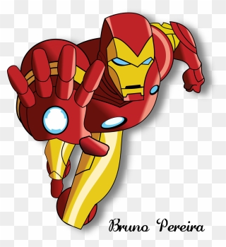 Desenho Homem De Ferro Png - Iron Man Clipart Transparent Png
