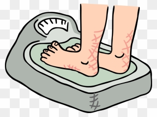 Vector Illustration Of Weighing Scales Force-measuring - Bathroom Scale Clip Art - Png Download