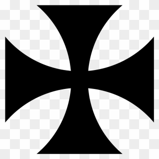 Iron Cross Maltese Cross Symbol Clip Art - Transparent Malta Cross Png
