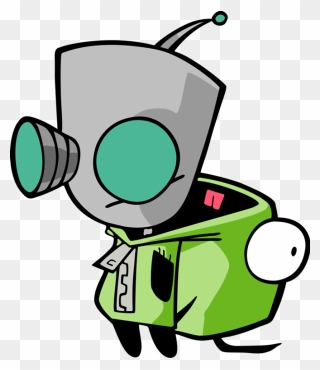 Gir Invader Zim Characters Clipart
