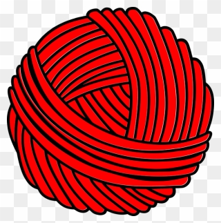 Thread Vector Knitting Ball - Yarn Clipart - Png Download