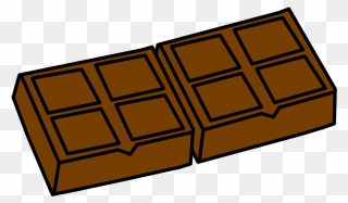 Chocolate Bar, Milk Chocolate - Chocolate Bar Black And White Clipart - Png Download