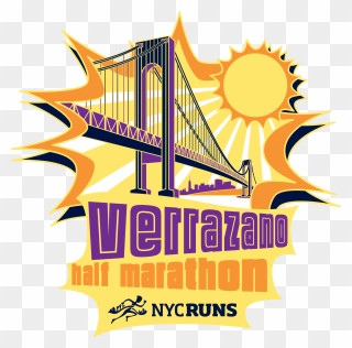 Medals Clipart Half Marathon - Narrows Verrazano Bridge Logo - Png Download