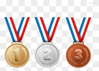 Transparent Gold Silver Bronze Medal Clipart - Olympic Medals Clip Art - Png Download